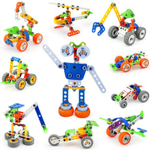 Load image into Gallery viewer, STEM Toys - Construction Learning Blocks - 167 PCS - 5Y+