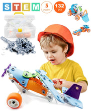Load image into Gallery viewer, STEM Toys - Vehicle Building Blocks - 132 PCS - 6Y+