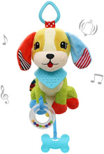 Load image into Gallery viewer, Baby Hanging Rattles Toys, Crib Stroller Toy C-Clip for Car Seat Dog