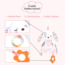 Load image into Gallery viewer, Baby Car Toys & Stroller Toys for Girls, Baby Car Seat Toys with Teethers