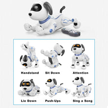Load image into Gallery viewer, RC Robotic Stunt Puppy Voice Control Toys, Programmable Robot with Sound for Kids