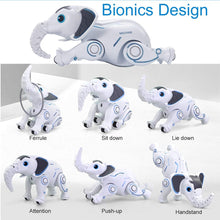 Load image into Gallery viewer, Remote Control Robotic Elephant RC Programming Interactive Robot Voice Control Intelligent Electronic Toys