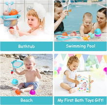 Load image into Gallery viewer, Hoogar bath toys set, 8in1, Multicolor