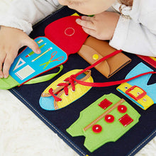 Load image into Gallery viewer, Montesorri Toys - Learn to Dress Busy Board for Toddlers 2Y+
