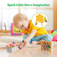 Load image into Gallery viewer, Montesorri Toys - Clamp Bee to Hive Matching Game 2Y+