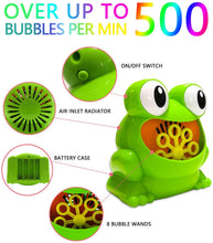 Load image into Gallery viewer, Frog Bubble Machine 3Y+