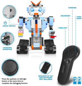STEM Toys - Remote Control Robot Building Blocks - 351 PCS - 7Y+