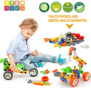 STEM Toys - Construction Learning Blocks - 167 PCS - 5Y+