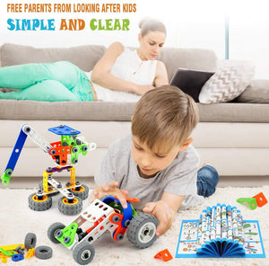 STEM Toys - Construction Learning Blocks - 167 PCS - 5Y+