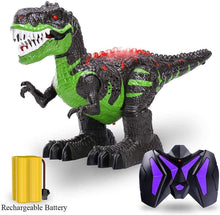 Load image into Gallery viewer, 8 Channels 2.4G Rechargeable Remote Control Dinosaur Rex for Kids
