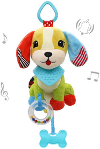 Baby Hanging Rattles Toys, Crib Stroller Toy C-Clip for Car Seat Dog