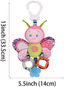 Baby Car Toys Stroller Plush Toy Animal Stuffed Hanging Soothing Toys for baby