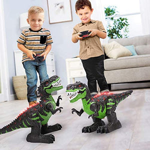 8 Channels 2.4G Rechargeable Remote Control Dinosaur Rex for Kids