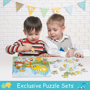 Toy car set, Hoogar, 2 years+, Multicolor