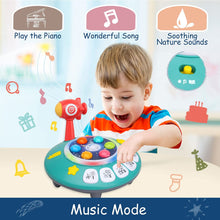 Load image into Gallery viewer, Educational toys with musical piano, Hoogar, BPA free, 2 years+, Multicolor
