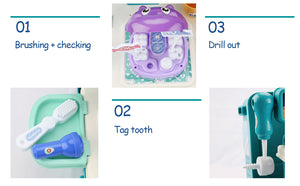 Portable dentist toy, Hoogar, 3 years+, Multicolor