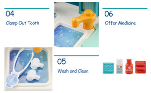 Portable dentist toy, Hoogar, 3 years+, Multicolor