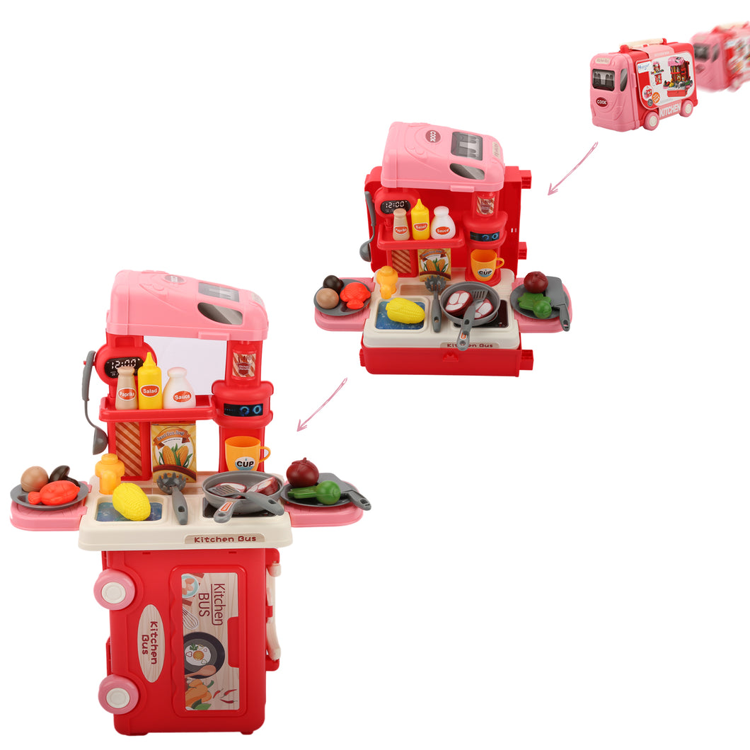 3in1 kitchen set, Hoogar, 3 years+, Red
