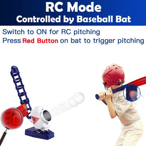 Outdoor Toys - Baseball & Tennis Remote Control Pitching Machine 3Y+