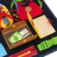 Load image into Gallery viewer, Montesorri Toys - Learn to Dress Busy Board for Toddlers 2Y+
