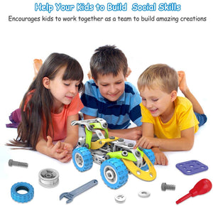 STEM Toys - Engineering Building Blocks - 109 PCS - 5Y+