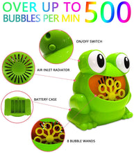 Load image into Gallery viewer, Frog Bubble Machine 3Y+
