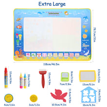 Load image into Gallery viewer, Interactive water drawing mat, Hoogar, 118x78.7 cm, 3 years+, Multicolor
