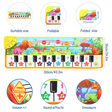 Load image into Gallery viewer, Musical mat, Hoogar, ABS, 3 years+, 110x36 cm, Multicolor
