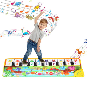 Musical mat, Hoogar, ABS, 3 years+, 110x36 cm, Multicolor