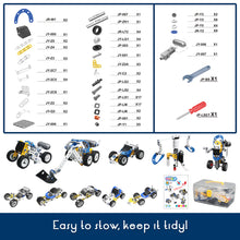 Load image into Gallery viewer, STEM Toys for Boys, 10-in-1 Educational Building Toys, 113 pcs - 5Y+
