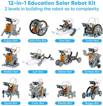 Load image into Gallery viewer, STEM Toys - Education Solar Robot Toys - 190 PCS- 8Y+
